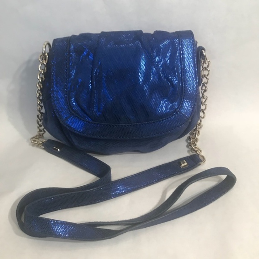 Blue sparkle purse